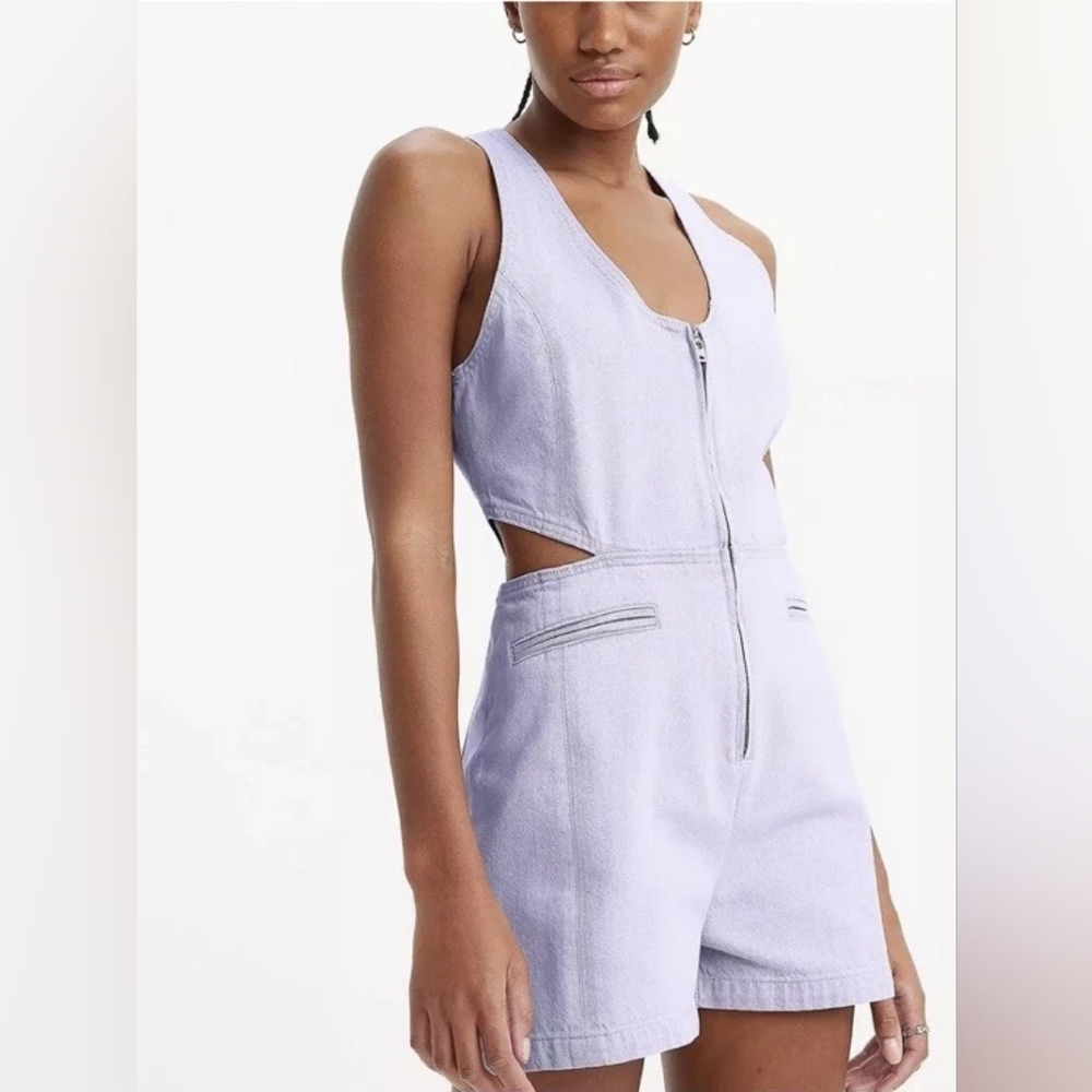 Levi's Rydon Cutout Romper (Purple)